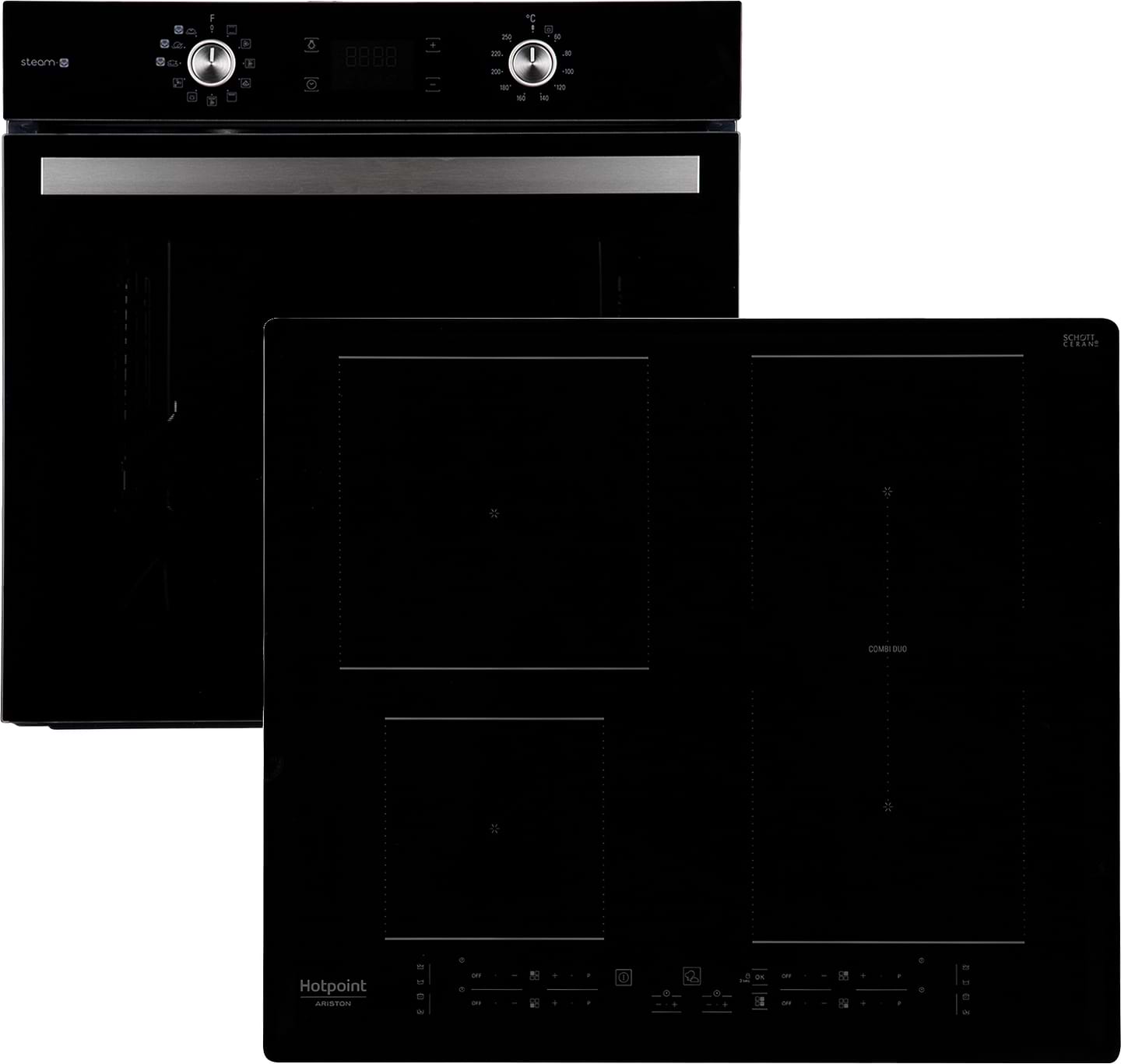 Духовой шкаф + варочная панель индукционная Hotpoint-Ariston FA5S841JBLGHA + HB4860BNE - Фото 1