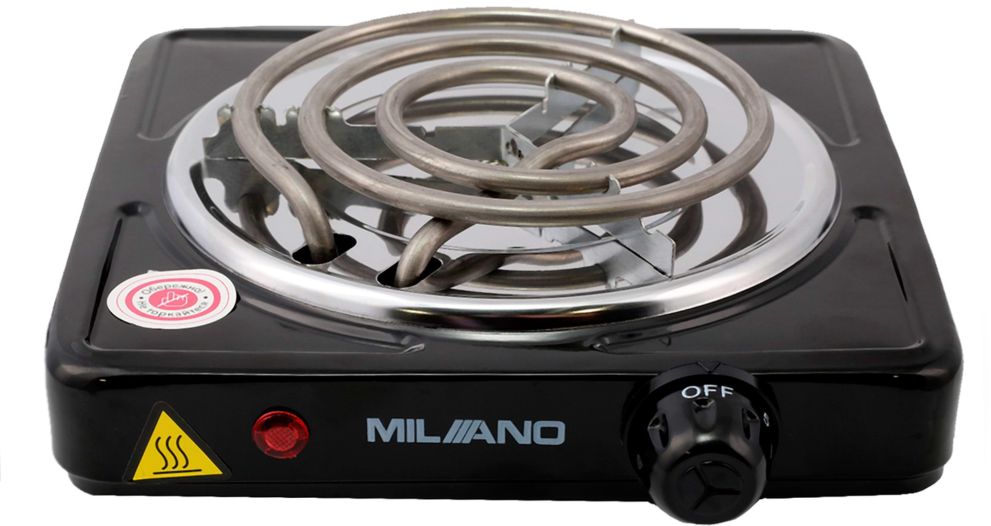 Плита електрична настільна Milano HP-1010BL - Фото 1