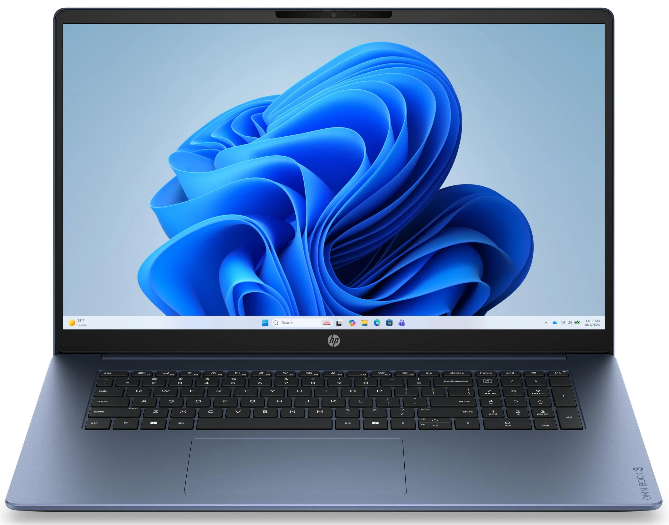 Ноутбук HP OmniBook 3 17-dp0006ua (DV5S6EA) Blue