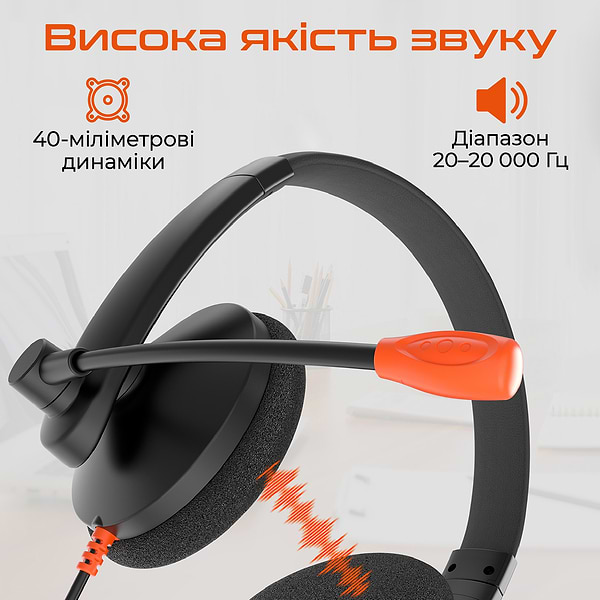 Фото - Гарнитура проводная Meetion MT-HP003-A