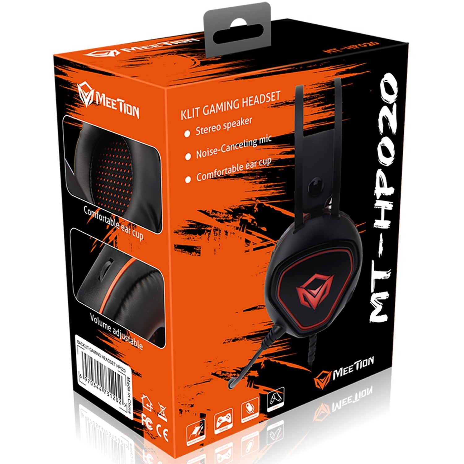 Фото - Гарнітура дротова ігрова Meetion MT-HP020-A