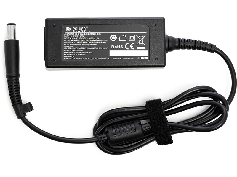 Зарядное устройство для ноутбука PowerPlant HP 220V 19.5V 45W 2.31A (HP45G7450) - Фото 1