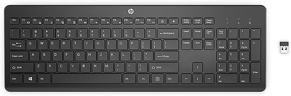 Фото - Клавіатура бездротова HP 230 WL Black (3L1E7AA)