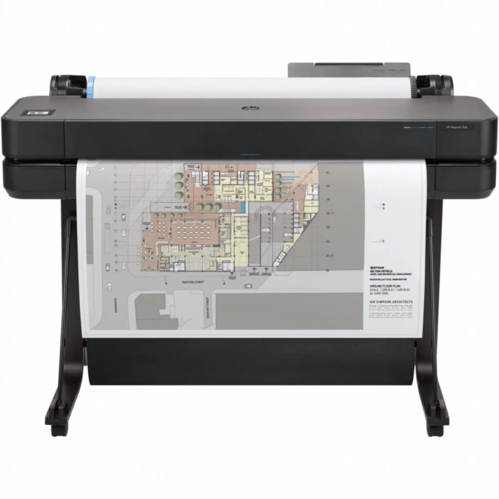 Принтер для кольорового друку HP DesignJet T630 36'' с Wi-Fi (5HB11A) - Фото 1