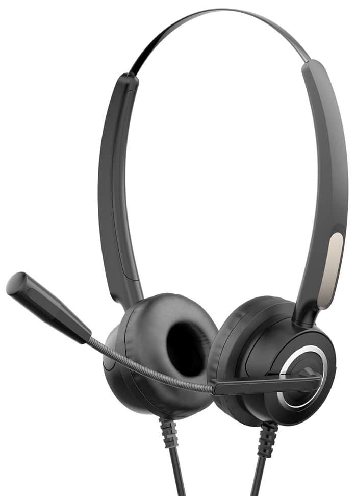 Гарнітура дротова HP DHE-8000 RGB, USB, Black - Фото 1