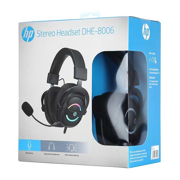 Фото - Гарнитура проводная игровая HP DHE-8006 Sound, USB, Black