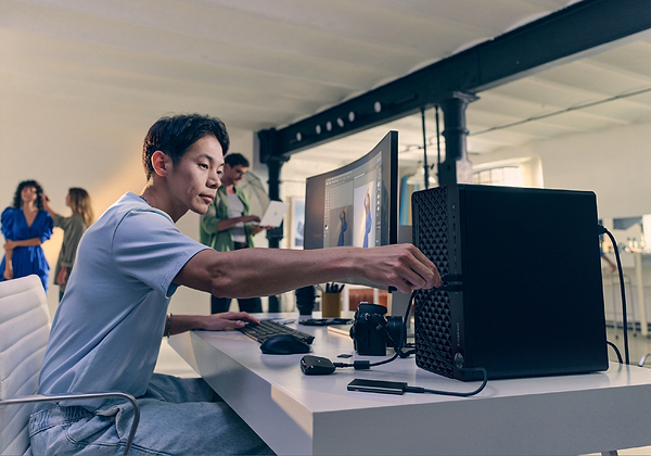 Фото - Системный блок HP Elitedesk 8-G1i TWR (D1GD6ET)