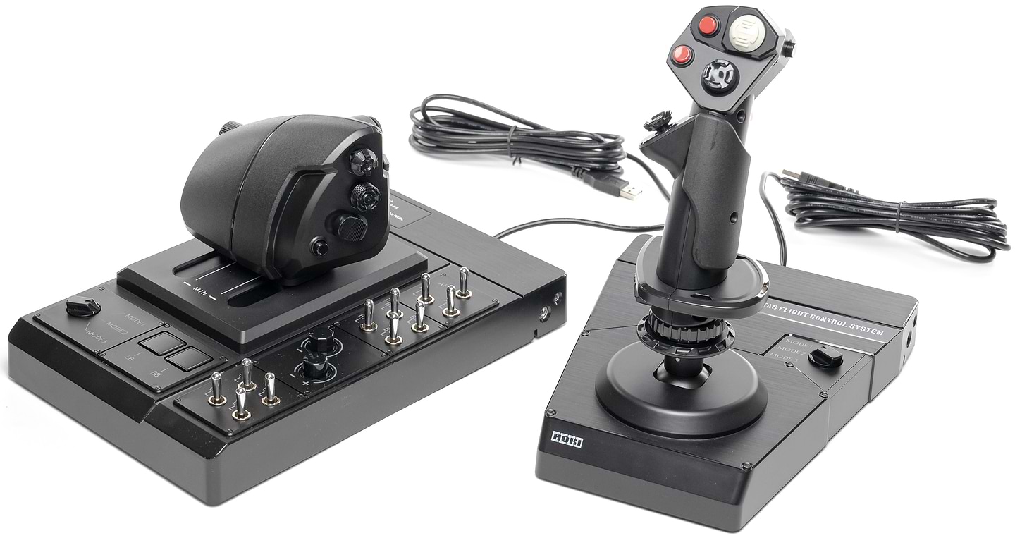 Ігровий контролер Hori Система керування польотом HOTAS та кріплення FLIGHT CONTROL SYSTEM & MOUNT (HPC-045U)