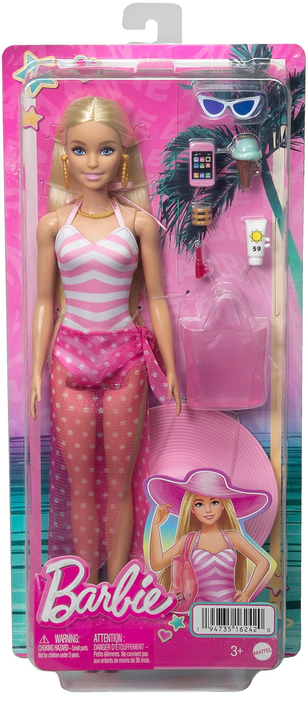 Фото - Ігровий набір Barbie "Пляжна прогулянка" (HPL73)