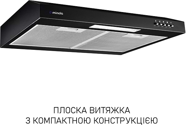 Фото - Витяжка традиційна Minola HPL 512 BL