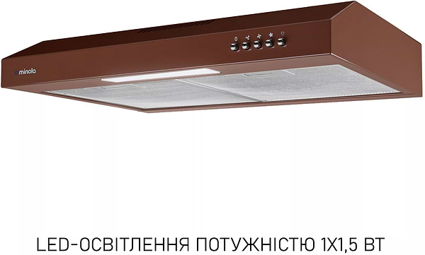 Фото - Витяжка традиційна Minola HPL 512 BR
