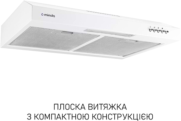 Фото - Витяжка традиційна Minola HPL 512 WH