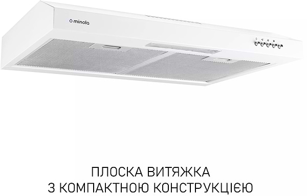 Фото - Витяжка традиційна Minola HPL 612 WH