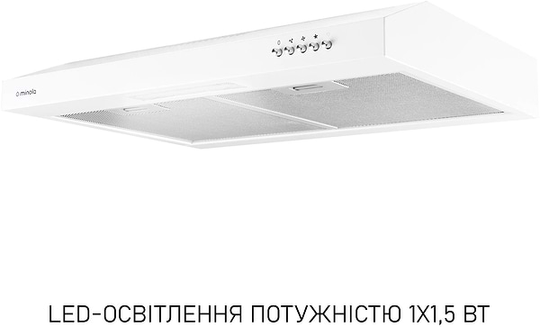 Фото - Витяжка традиційна Minola HPL 612 WH