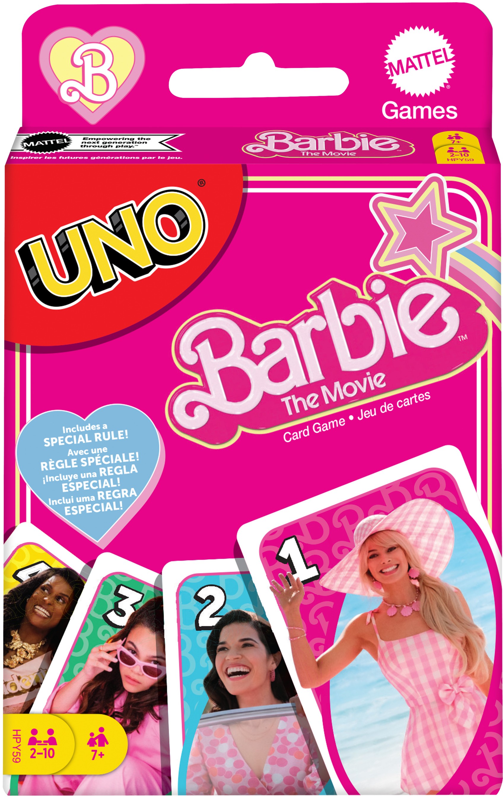Настільна гра (5-7 років) Mattel games UNO "Barbie у кіно" (HPY59)