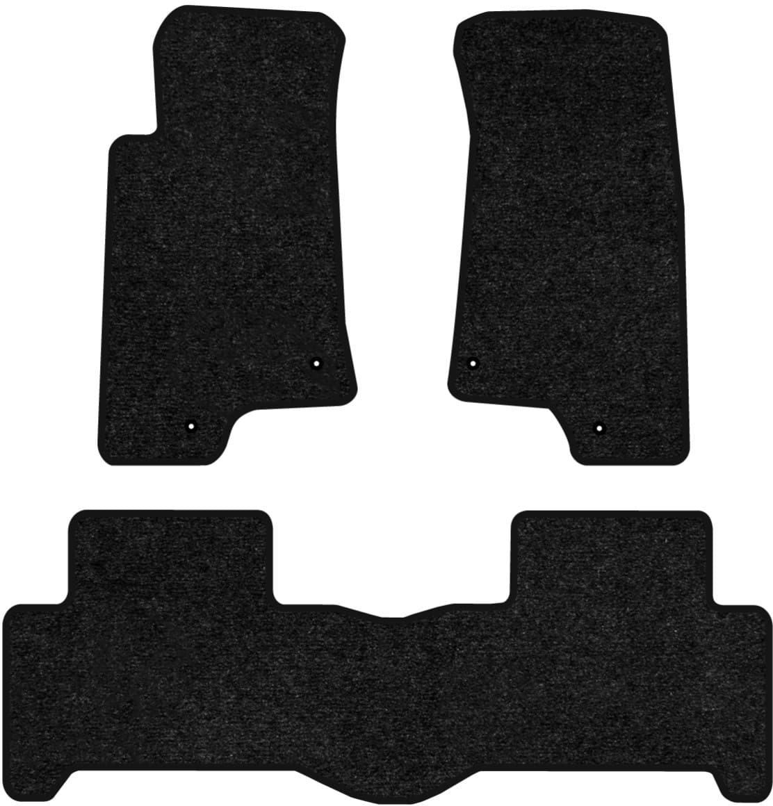 Коврики ворсовые в салон авто EVAtech Standard для Hummer H3 2005-2010 1 поколение SUV EU черный кант HR51579ZB3LA4VEB