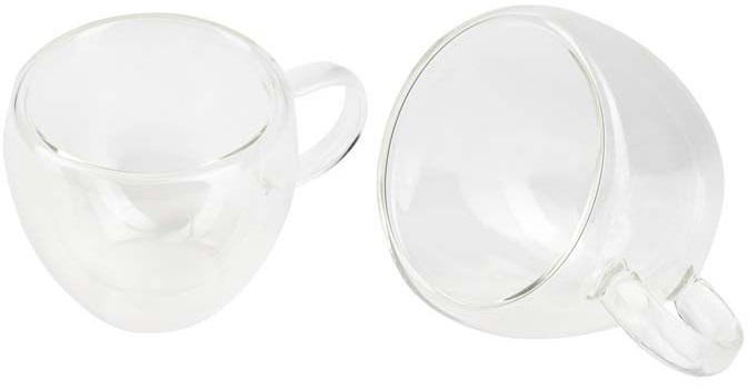 Фото - Набор чашек с двойными стенками Bergner Coffee & tea lovers 100 мл 2 шт. (BG-20114-MM)