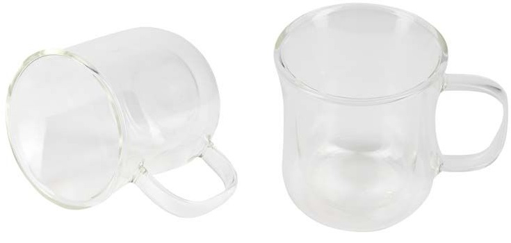 Набір чашок з подвійними стінками Bergner Coffee & tea lovers 230 мл 2 шт. (BG-20115-MM)