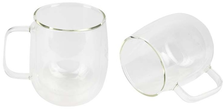 Фото - Набор чашек с двойными стенками Bergner Coffee & tea lovers 400 мл 2 шт. (BG-20116-MM)