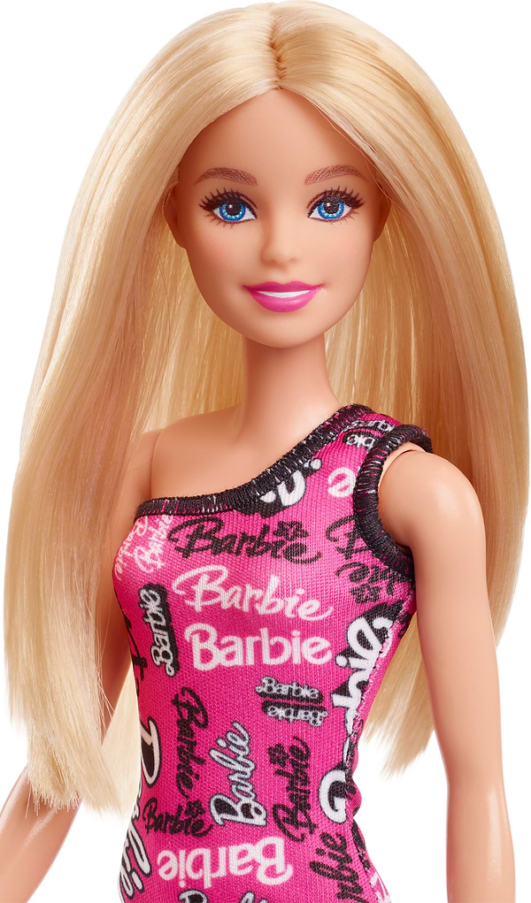 Фото - Кукла Barbie "Супер стиль" в брендированном платье – блондинка (HRH07)