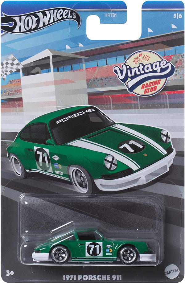 Фото - Базовая машинка Hot Wheels "Винтажные гоночные" (в ас.) (HRT81)