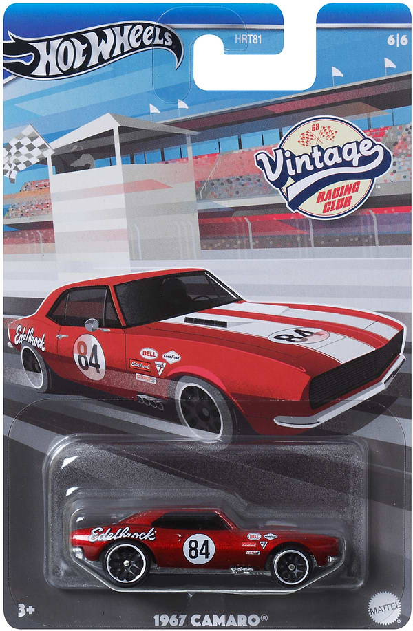 Фото - Базовая машинка Hot Wheels "Винтажные гоночные" (в ас.) (HRT81)