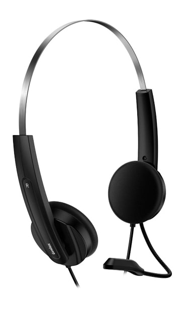 Фото - Навушники накладні дротові Genius HS-220U Black (31710020400)