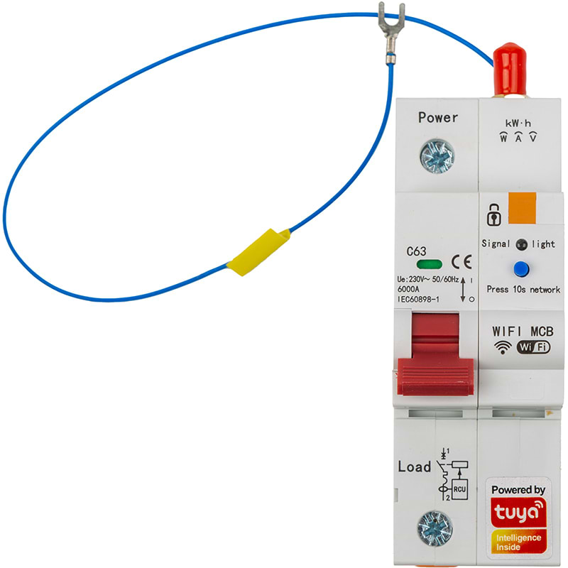 Релейний вимикач Tuya Wifi SCB01, 63A (HS084042)