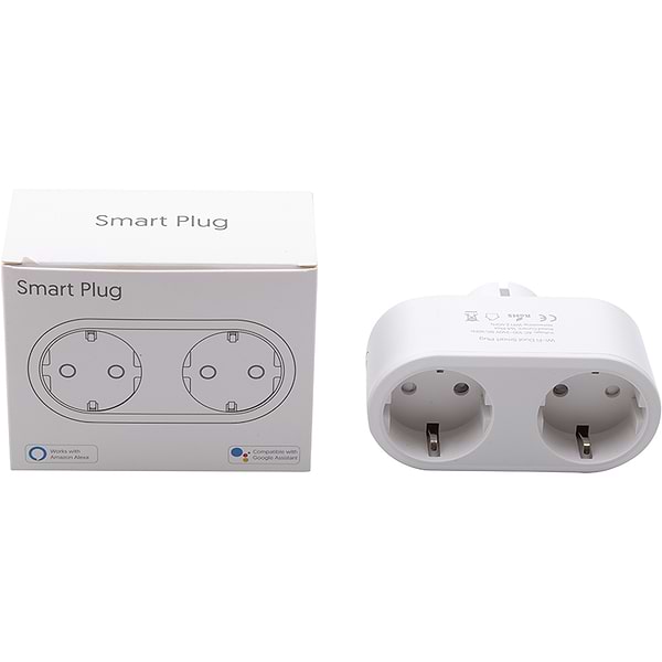 Фото - Розумна розетка Tuya Wi-Fi EU2P (HS084134)