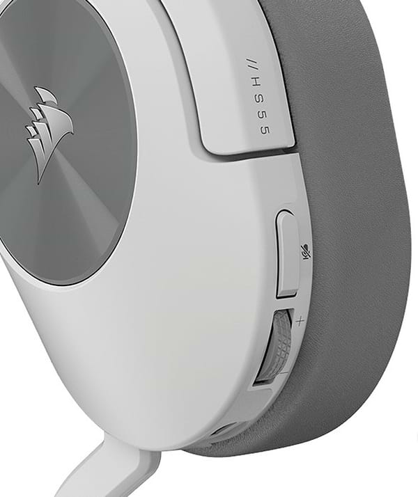 Фото - Гарнітура бездротова ігрова Corsair HS55 Wireless Gaming Dolby 7.1 White (CA-9011281-EU)