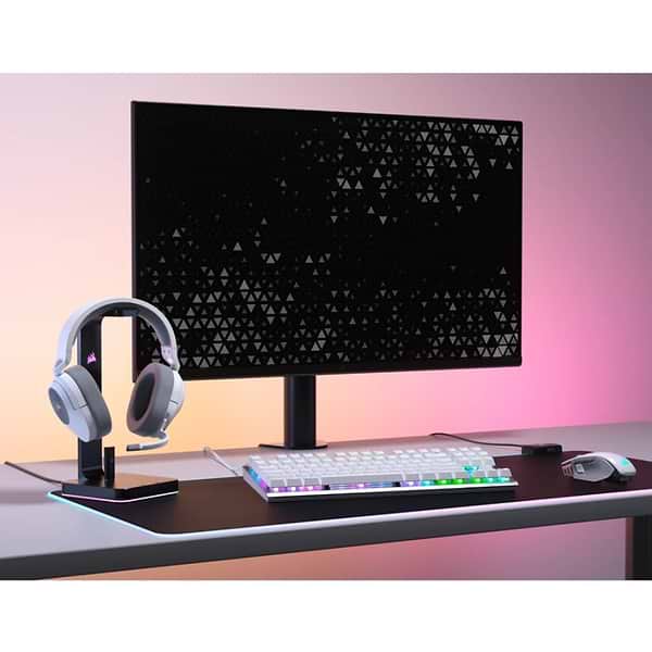 Фото - Гарнітура бездротова ігрова Corsair HS55 Wireless Gaming Dolby 7.1 White (CA-9011281-EU)