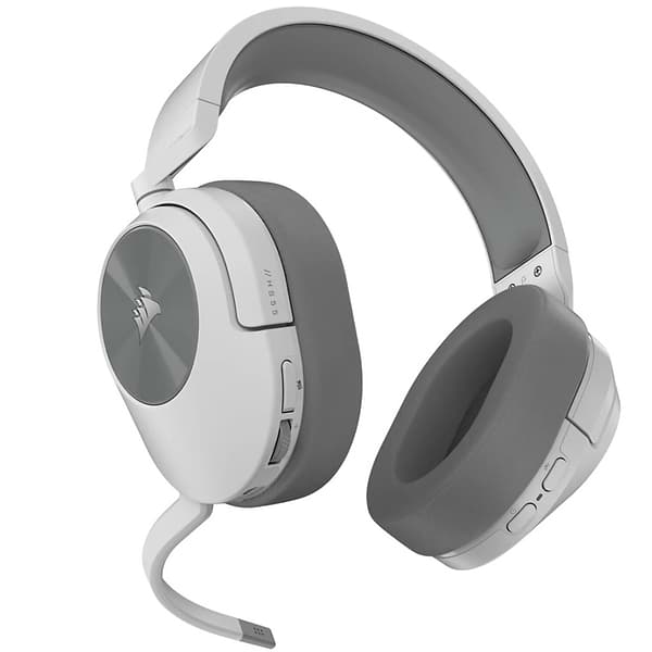 Фото - Гарнітура бездротова ігрова Corsair HS55 Wireless Gaming Dolby 7.1 White (CA-9011281-EU)
