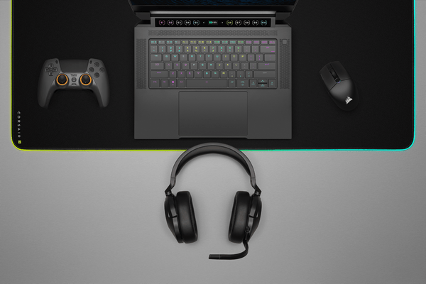Фото - Гарнитура беспроводная игровая Corsair HS55 Wireless Gaming Dolby 7.1 Carbon (CA-9011280-EU)