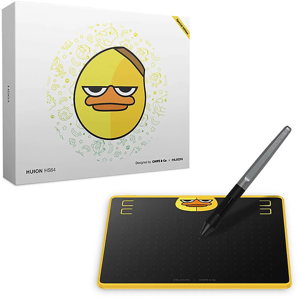 Фото - Графічний планшет Huion HS64 Special Edition + рукавичка (HS64SE)