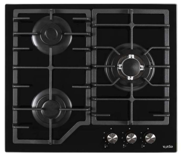 Варочная панель газовая Ventolux HSF630-T3G CESTB (BK) - Фото 1