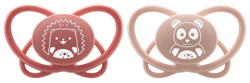 Ортодонтична пустушка NIP Мій метелик Рожевий 2 шт. (38597-51)