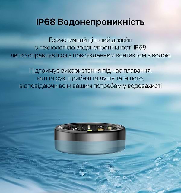 Фото - Смарт-кольцо INSPIRE HSR02 размер 9 Black (HSR02-9)