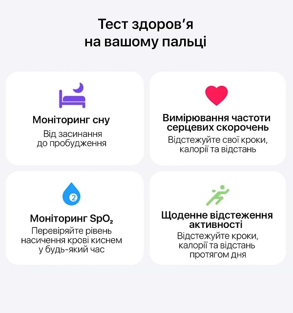 Фото - Смарт-кольцо INSPIRE HSR02 размер 9 Gold (HSR02-9-gold)