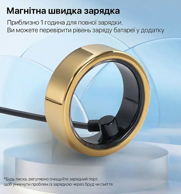 Фото - Смарт-кольцо INSPIRE HSR02 размер 9 Gold (HSR02-9-gold)