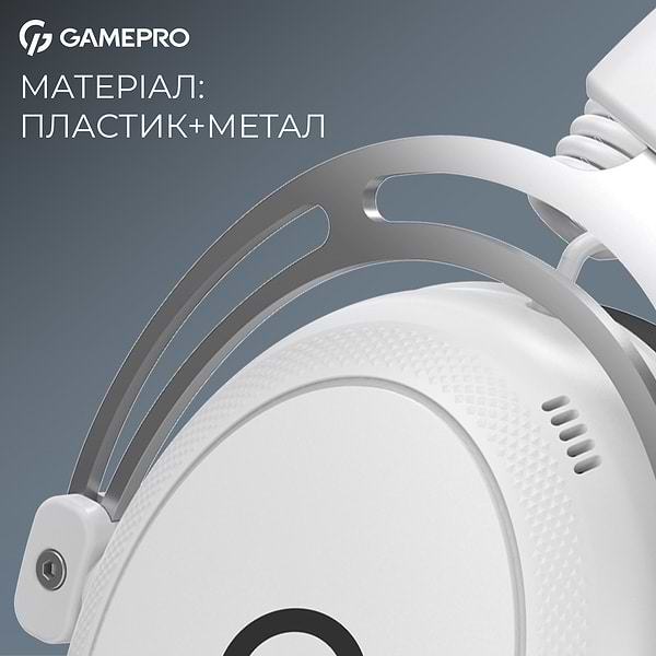 Фото - Гарнітура бездротова ігрова GamePro Asgard Skald (HSW160W)