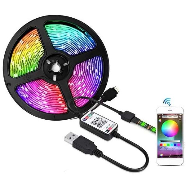 Фото - Светодиодная лента XTRIKE ME 5050 Led Chip Bluetooth, App Control, 3m (HT-5050B3)