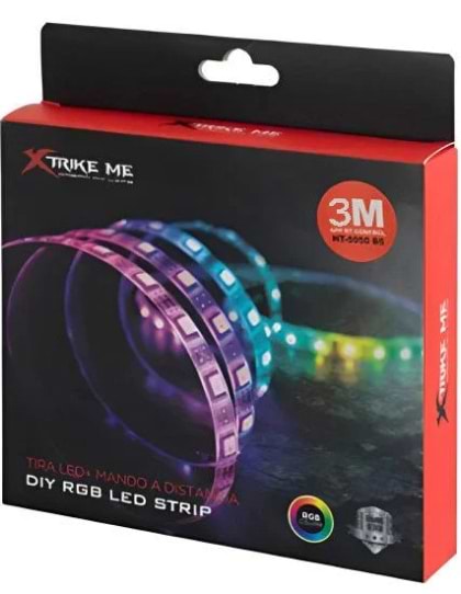 Светодиодная лента XTRIKE ME 5050 Led Chip Bluetooth, App Control, 3m (HT-5050B3)