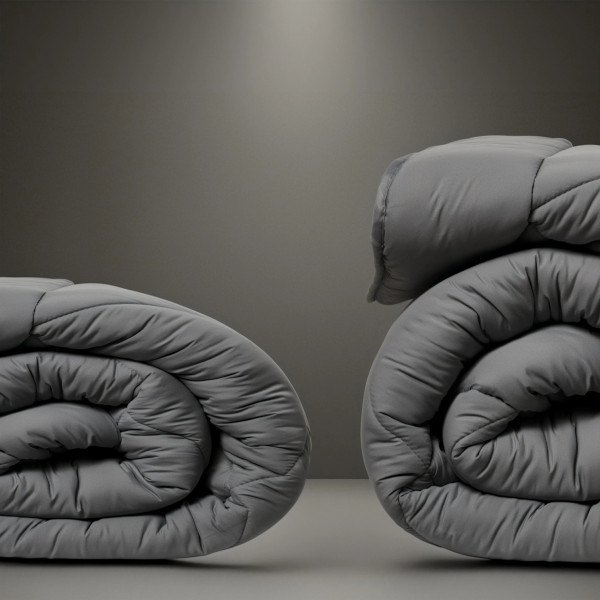 Фото - Одеяло всесезонное двуспальное евро MirSon Eco-Soft №9008 Eco Light Gray 220x240 см (2200005995259)