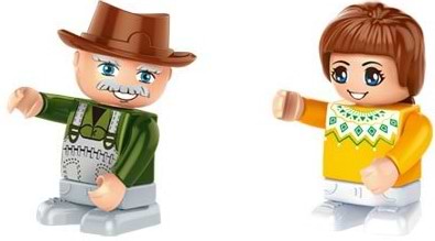 Фото - Пластиковий конструктор Banbao
"Екоферми" (162 Ел.) Пшеничне поле (8583)