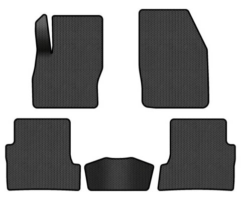 EVA коврики в салон авто EVAtech для Focus (C307) 3-doors AT Ford 2005-2010 2 поколение Htb EU FD32205CV5SBB
