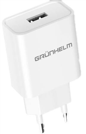 Мережевий зарядний пристрій Grunhelm GWC-01 White