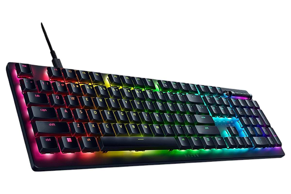 Фото - Клавіатура дротова ігрова Razer DeathStalker V2 Purple Switch (RZ03-04501800-R3M1)