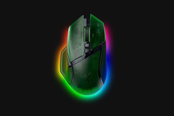 Фото - Миша бездротова ігрова Razer Basilisk V3 PRO Wireless, 35K, Phantom Green (RZ01-05240300-R3G1)