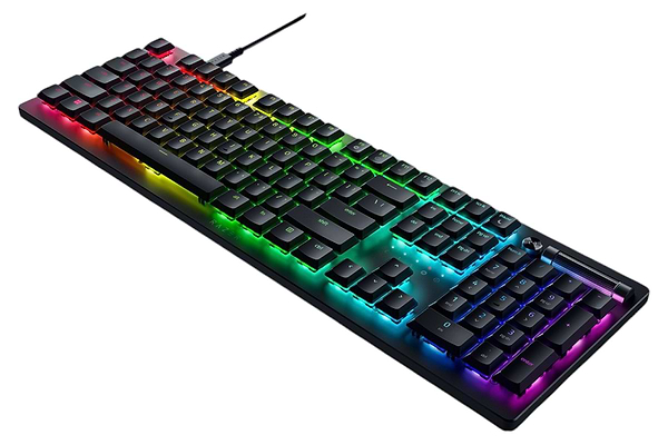 Фото - Клавіатура дротова ігрова Razer DeathStalker V2 Purple Switch (RZ03-04501800-R3M1)