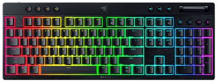 Клавіатура бездротова ігрова Razer BlackWidow V4 Low-Profile Yellow (RZ03-05271500-R3M1) - Фото 1